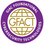 Un badge credly GIAC Foundational Cybersecurity Technologies