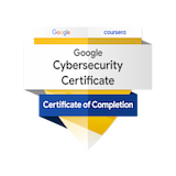 Un badge credly Google Cybersecurity Certificate